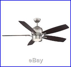 Savoy House 52-120-5CN-SN Girard, 52 Ceiling Fan with LED Light Kit and Remote