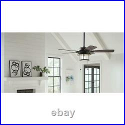 Shanahan 52'' LED Ind/Outdoor Bronze Ceiling Fan with Light Kit Home Decorators Co