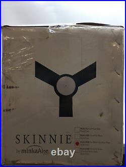 Skinnie 56 Inch Ceiling Fan with Light Kit Flat White Finish