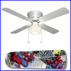 Spiderman Superhero Ceiling Fan withLight Kit or Blades Only or Ceiling Lamp