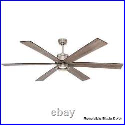 Statewood 70 in. LED Brushed Nickel Ceiling Fan with Light Kit and Remote Contro