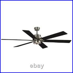 Statewood 70 in. Led Brushed Nickel Ceiling Fan With Light Kit And Remote Control