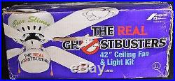 The Real Ghostbusters 42 Ceiling Fan & Light Kit Sealed Parts Complete with Box