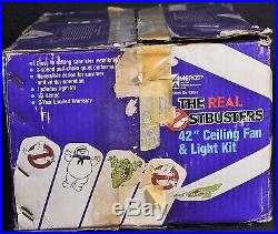 The Real Ghostbusters 42 Ceiling Fan & Light Kit Sealed Parts Complete with Box