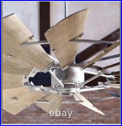 The WINDMILL FAN 60 Galvanized INDOOR Ceiling Fan