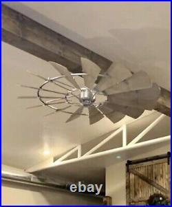 The WINDMILL FAN 60 Galvanized INDOOR Ceiling Fan