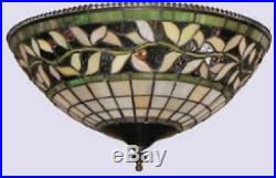 Tiffany Style Stained Glass Ceiling Fan Light Kit