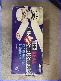 Vintage 1980s, The Real Ghostbusters 42 Ceiling Fan & Light Kit, New Old Stock