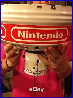 Vintage Nintendo Super Mario Bros Ceiling Fan Light Kit RARE vintage Nintendo