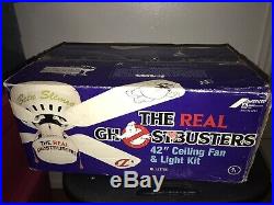 Vintage The Real Ghostbusters 42 Ceiling Fan & Light Kit Amercep New Old Stock