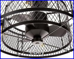 Vintere 20-in Aged Bronze Indoor/Outdoor Ceiling Fan Light Kit Remote 3-Blade