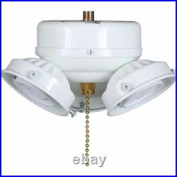 Volume Lighting 4-Light White Ceiling Fan Light Kit, White V0603-6