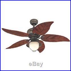 Westinghouse 7861965 Oasis 48 Ceiling Fan withBlades, Light Kit, and Down Rod