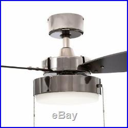 Westinghouse Alloy 42 in. Gun Metal Small Room Ceiling Fan With Light Kit