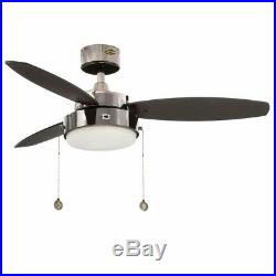 Westinghouse Alloy 42 in. Gun Metal Small Room Ceiling Fan With Light Kit