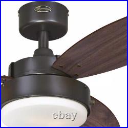 Westinghouse Alloy 42 in. LED Oil Rubbed Bronze Ceiling Fan with Light Kit