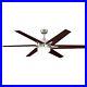 Westinghouse Lighting Cayuga 60-inch Ceiling Fan with LED Light Kit in Brushe