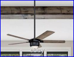 Westinghouse Morris 52 in. Black Iron Finish Ceiling Fan with Light Kit and